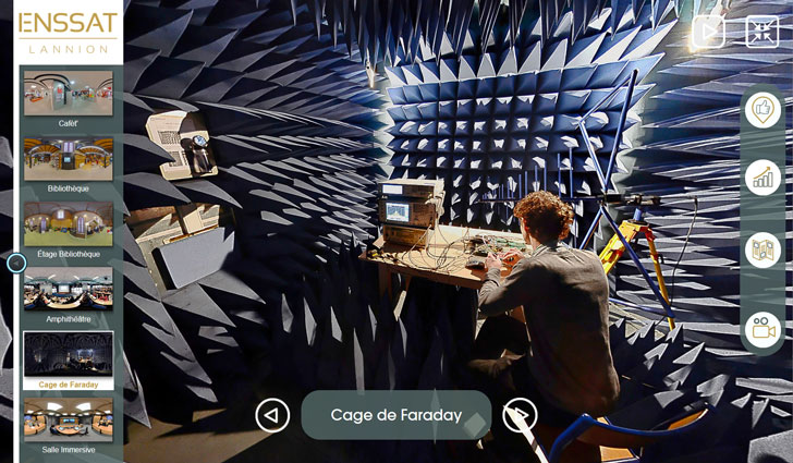 Cage de Faraday à l'Enssat